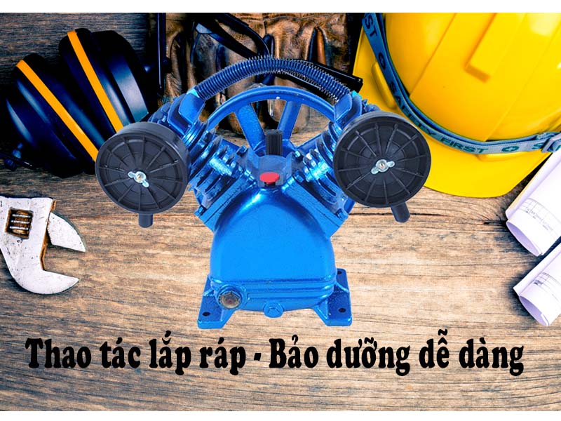 đầu máy nén khí 3Hp hàng tốt, giá rẻ