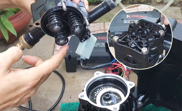 Hướng dẫn châm nhớt cho máy rửa xe gia đình tại nhà